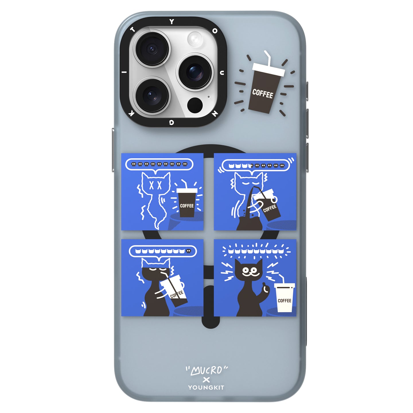 قاب یانگ کیت Youngkit Mucro Apple And Cat Magsafe Iphone